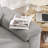 89” Modern Chenille Sofa Adjustable Armrest Couch-245264359