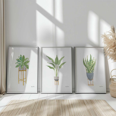 Plant Stand Party Set of 3 Prints