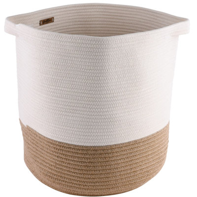 Zuvo Fabric Laundry Basket with Handles