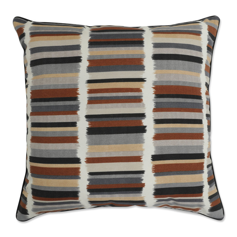 Striped Outdoor Throw Pillow