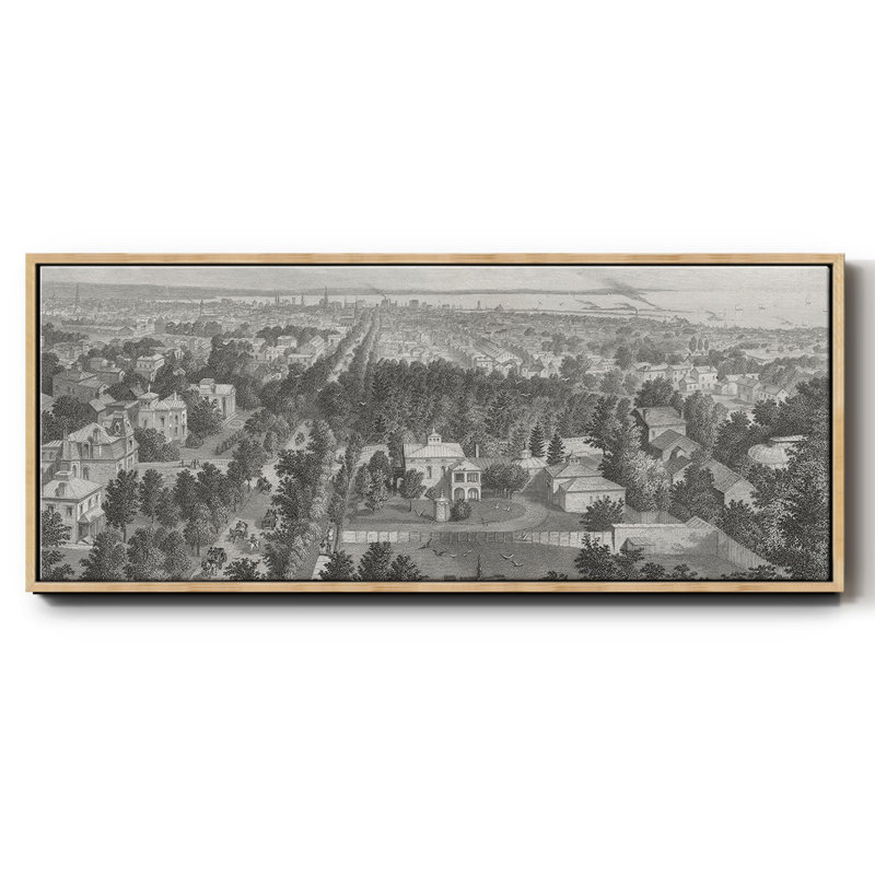 City of Buffalo - Toile avec cadre, H 8 po x l 20 po