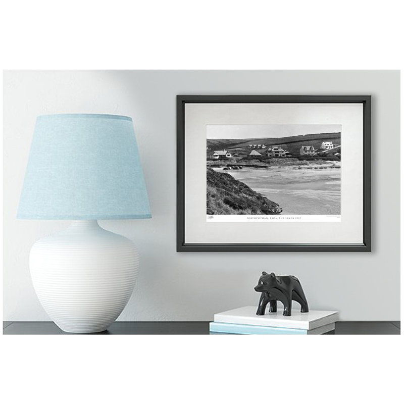Porthcothan, From The Sands 1937 - Single Picture Frame Print, 28cm H x 36cm W x 2.3cm D