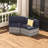 2 - Person Fully Assembled Curved Patio Conversation Set With Waterproof Cover-1735761467