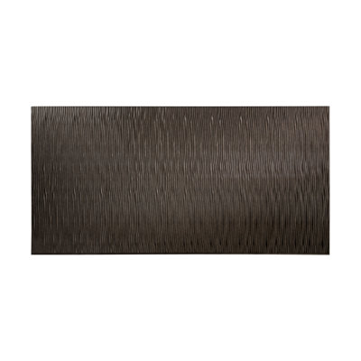 Panneau mural décoratif vertical à motif de vagues en vinyle 4 pi x 8 pi FASÄDE