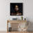 Trance State Brown Framed Canvas | Bedroom Wall Art Decor