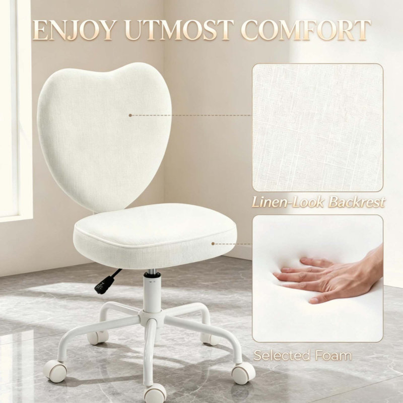 Chaise de meuble-lavabo en forme de cœur Love