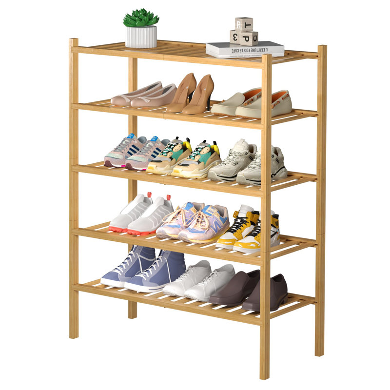Range-chaussures 20 paires, Naturel