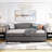 Twin Daybed With Two Drawers In Gray Fabric - Add Elegance To Your Home Upholstered Style Guest Room-809469829