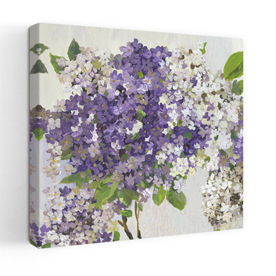 Été, hortensia II, délicat, lilas, contemporain, art naturel