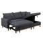 Canapé-lit modulaire 84,25 po Colton
