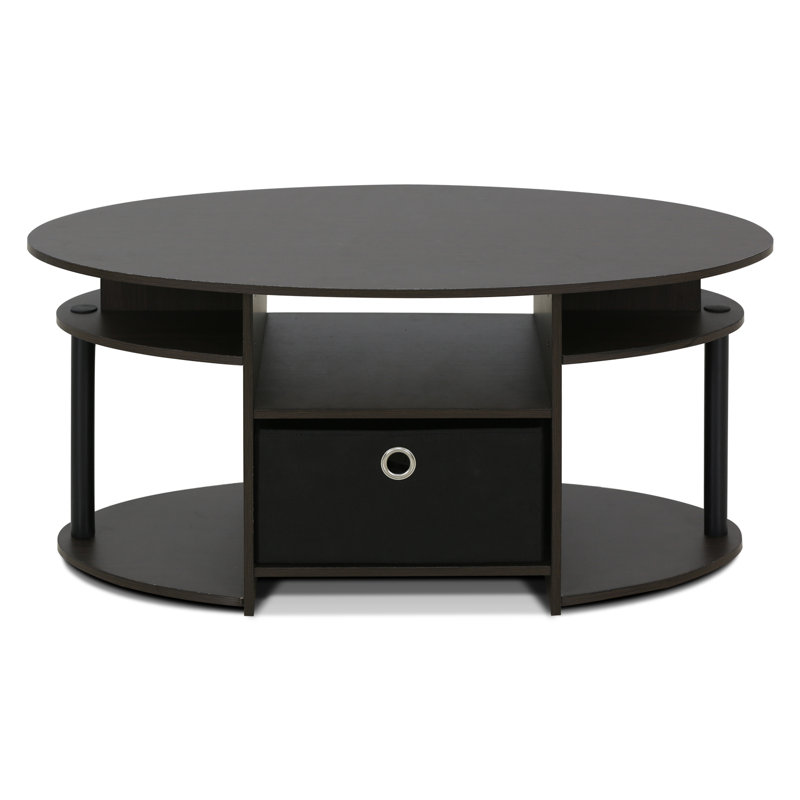 Lansing Coffee Table, Walnut/Black, Walnut