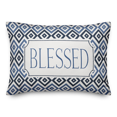  Housse et insert de coussin rectangulaire extérieur Blessed Diamonds