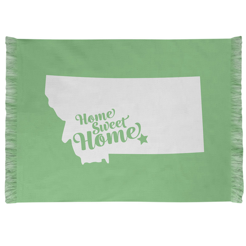 Tapis vert "home billings"