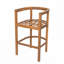 Tabouret de bar d'extérieur en bois-1198306361