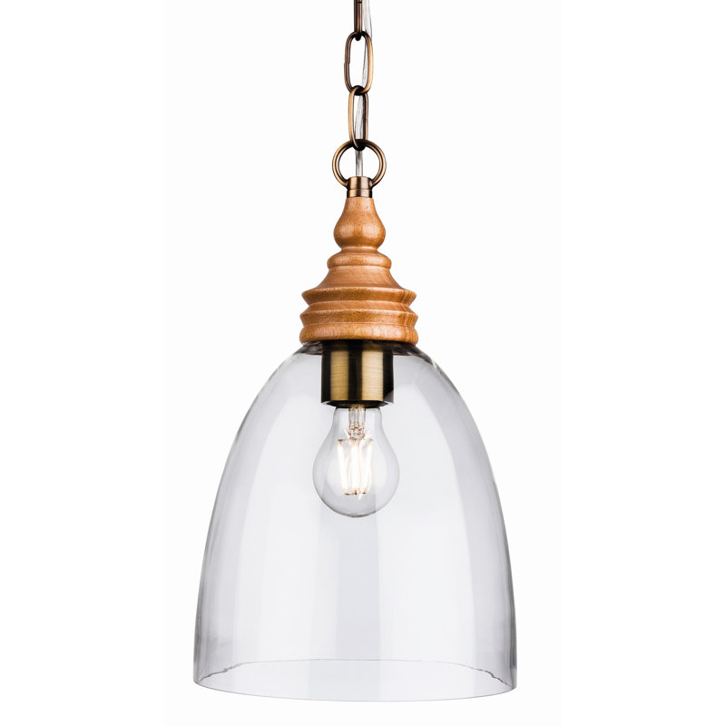Pendants 1 - Light Natural Wood Cone Pendant