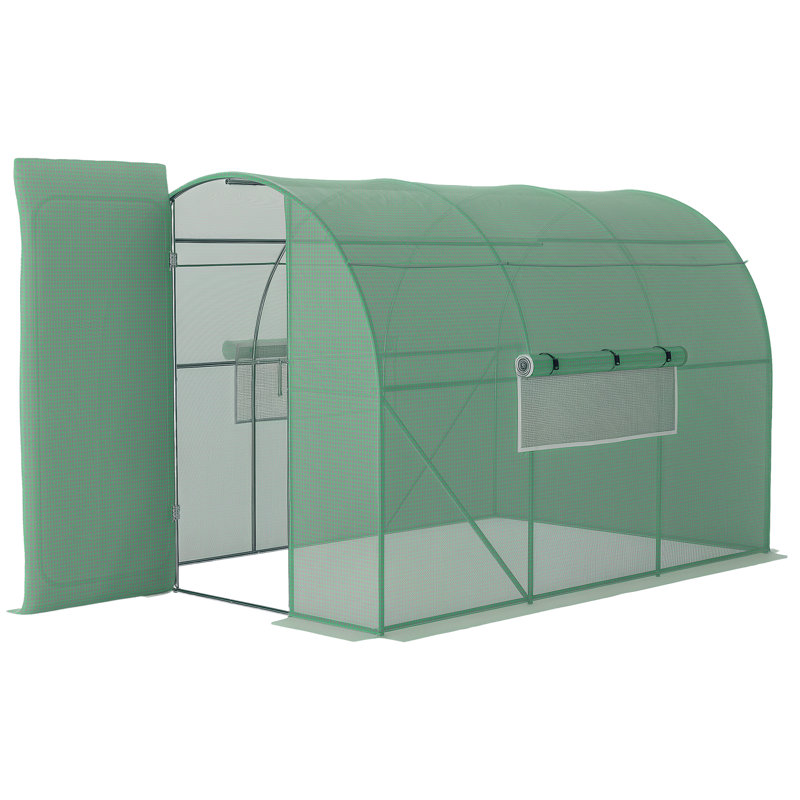 Ansu 9.8 Ft W x 6.6 Ft D Greenhouse