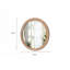 Miroir mural rond 27,5 pouces pour meuble-lavabo