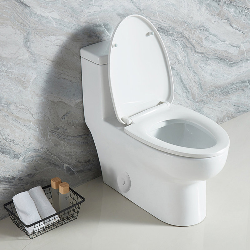Belfry Bathroom Massenburg 6L LPF Elongated Chair Height Floor Mounted Kit (Seat Included)