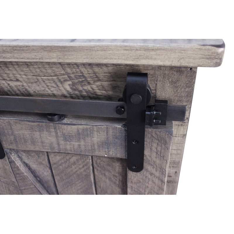 Kassandra Media Console, Rustic Barnwood