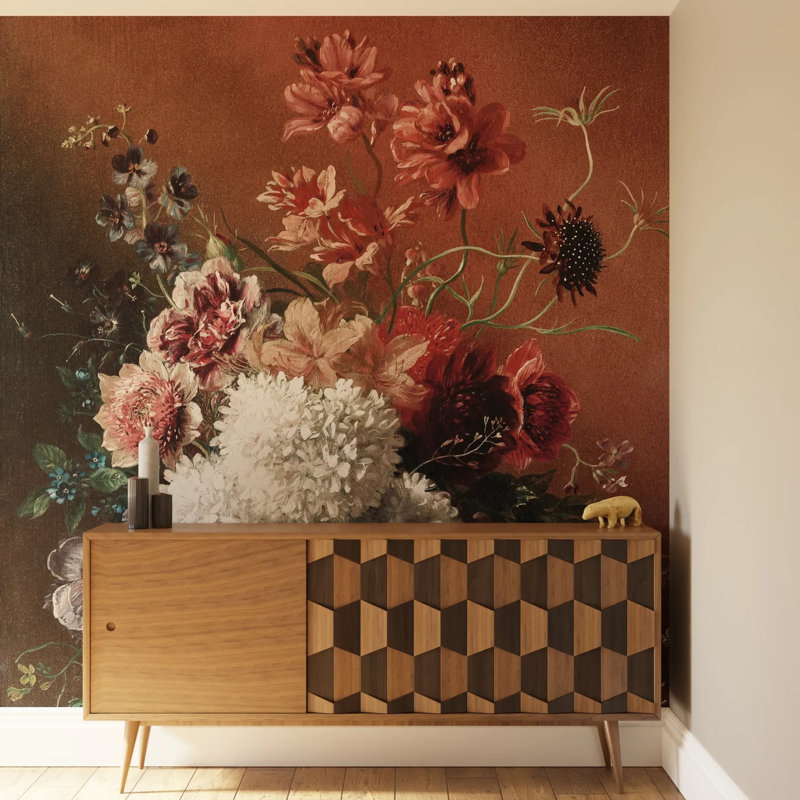 Superfresco Easy Flower Vase Print To Order Mural, Yellow