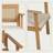 Arbora Lounge Chair Set of 2 (Part 2 of 2) - Wood Outdoor Seating with Double-String Woven Back & Deep Seating