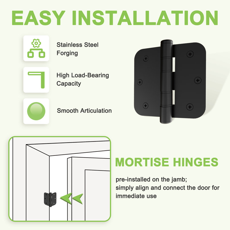 Porte intérieure double en verre massif givré 3-Lite, 60 po x 80 po, Quincaillerie noire