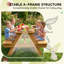 AIYAPLAY Kids Picnic Table Outdoor Wooden Benches Ages 3-8 Natural Wood