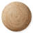 Hand-Braided Natural Jute Pouf Ottoman, 19 Round x 10-1/2 High Woven Footrest-128817879