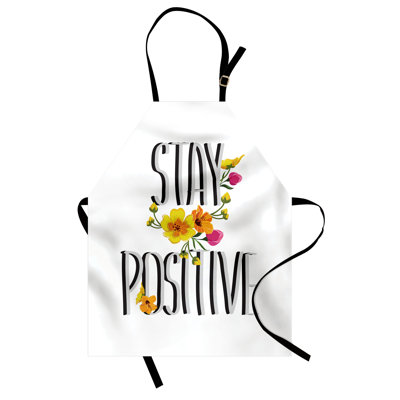 East Urban Home Saying Apron, Cooking Gardening, Adult Size, Multicolor