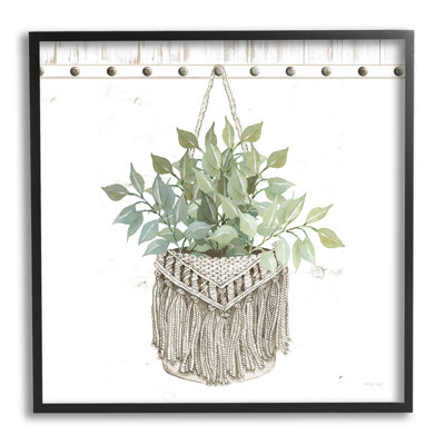 «Macrame tissé tapisserie pot suspendu pot de fleurs tendu par Cindy Jacobs