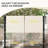 Outsunny 2 PCS 4 X 18Ft Pergola Canopy Replacement, UV Protection Pergola Shade Cover, Easy To Install For 10 X 11.8Ft Pergola, Khaki