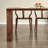 Solid Walnut Dining Table with Flexible Design.-109926325