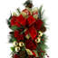 Holiday Swag With Hydrangeas, Ornaments And Bows