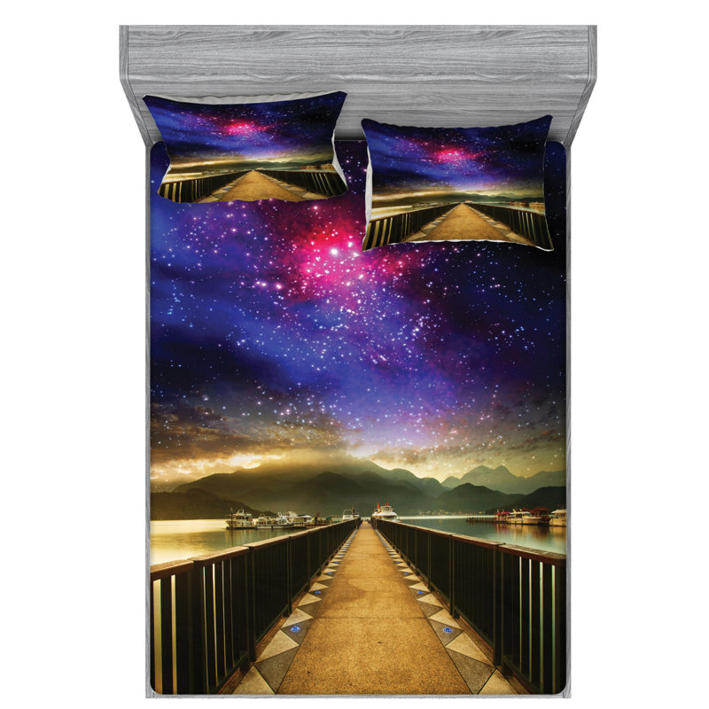 Microfiber Sheet Set, Full Sheet Set with Fitted Sheet