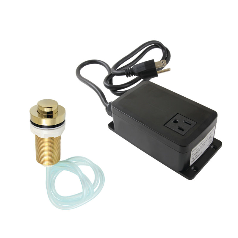Kingston Brass Gourmetier Single Outlet Garbage Disposal Air Switch Kit