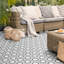 Carreau de porcelaine à motif pour mur et plancher 7 po x 8 po Coco