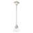 Anfrenee 1 - Light Brushed Nickel Single Pendant