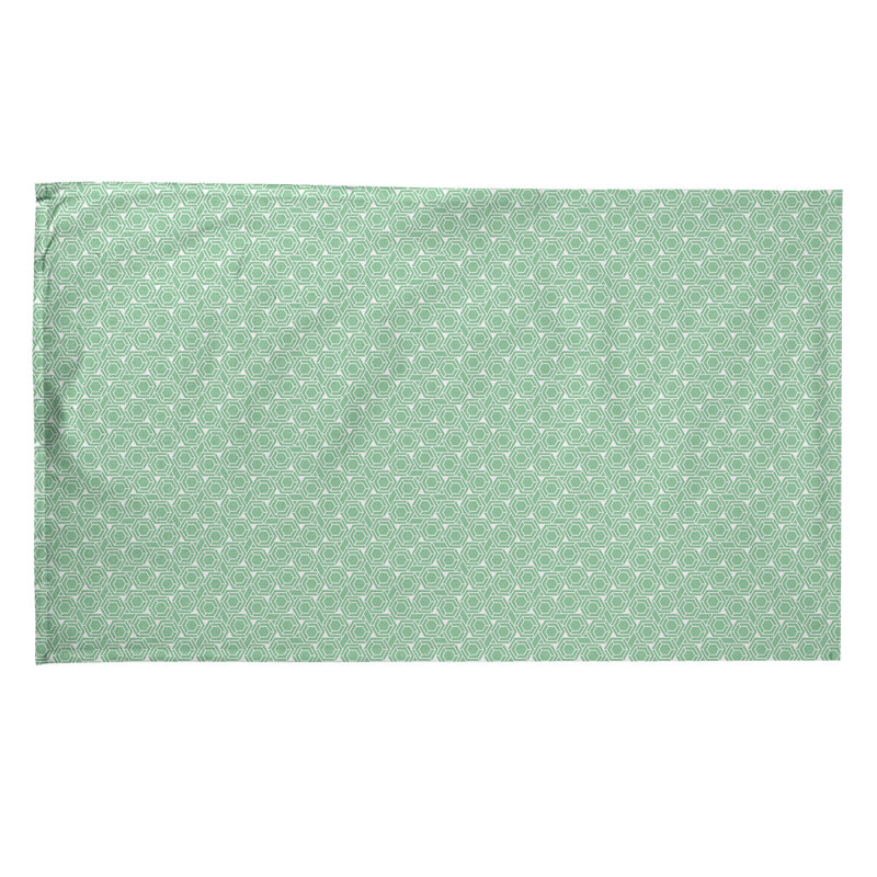 Mcguigan Tea Towel Kitchen Towel, Poly Twill, Green/White
