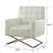 Bennacio 34" Wide Tufted Armchair in White