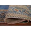 Tapis bleu géométrique 10 x 13 po