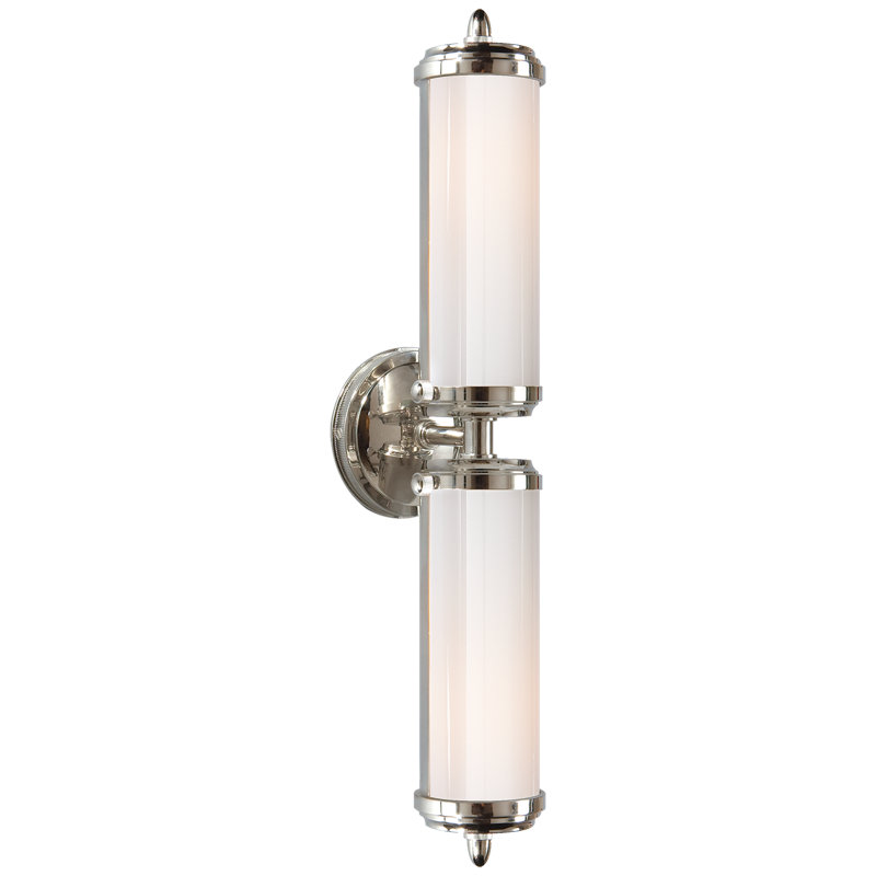 Thomas O'Brien Merchant Double Bath Light, Chrome