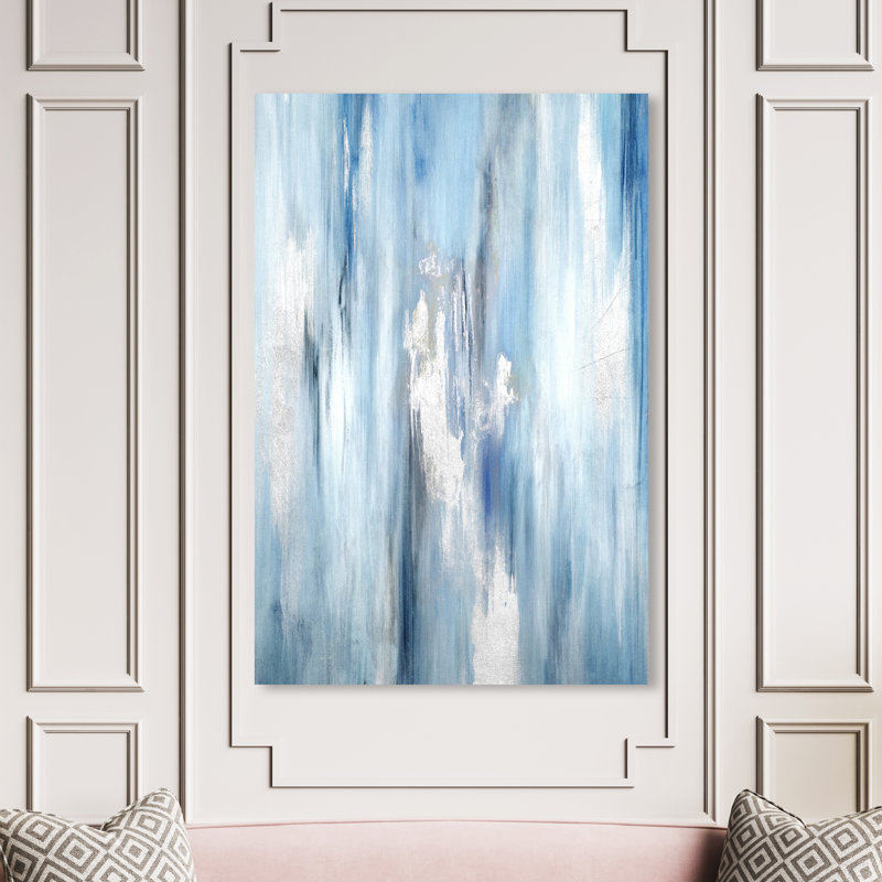 «Abstract Waterfall», reproduction d'art, Toile tendue, H 45 po x l 30 po x P 1,5 po