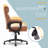 Click365 Classic Executive Office Chair, Ergonomic Mid-Back, Double-Layer Seat Cushion-104411449