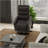 Faux Leather Power Lift Chair In Bentley Grey-784819557