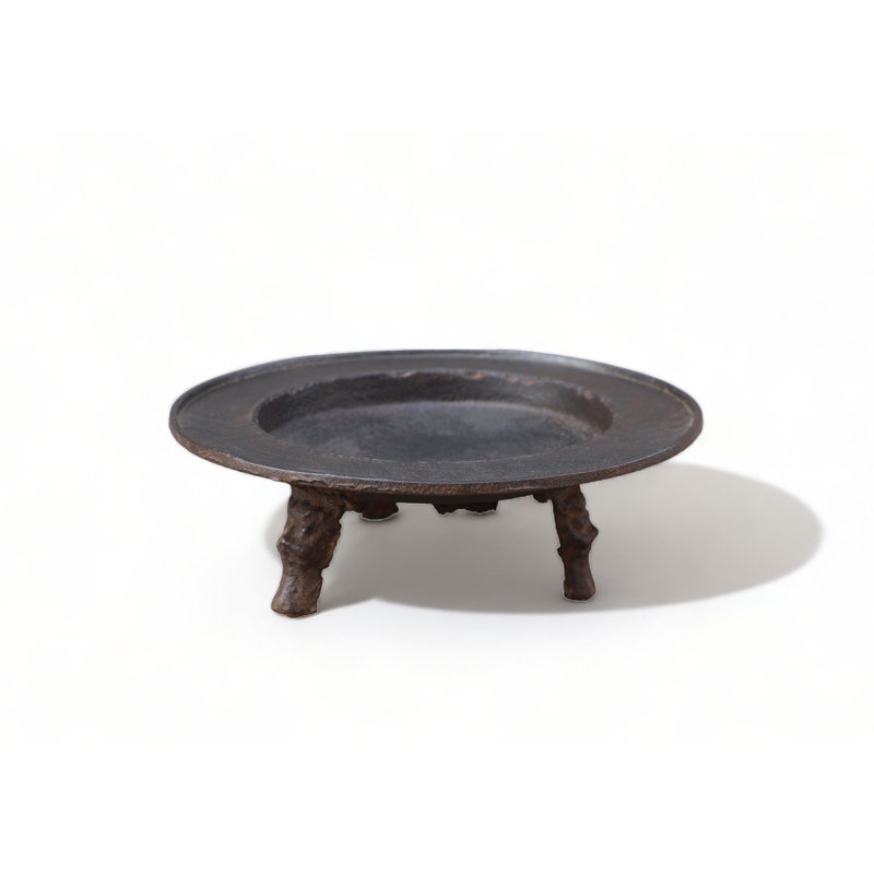 Round Iron Wood Burning Fire Pit