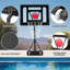 Blue Elephant Adjustable Height Steel Portable Full-Size Basketball Hoop with Basketball(s) Included-1558349850