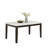 4 - Person Faux Marble Top Four Leg Dining Set