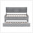 Twin Size Wooden Captain Bed With Built-In Bookshelves,Three Storage Drawers And Trundle-1249534142