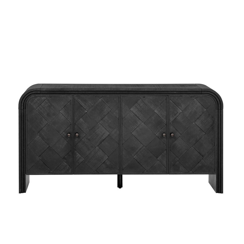 60' ' sideboard, Noir