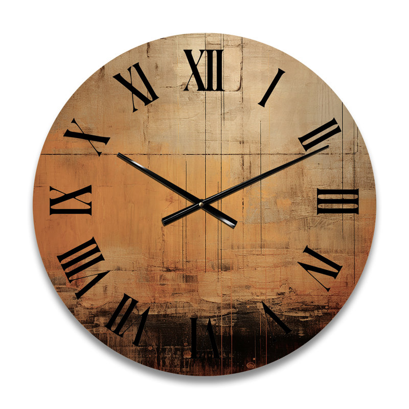 Pleine horloge murale en bois pleine lune, Moyenne